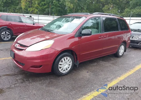 2006 Toyota Sienna Le из США, поврежденный, VIN 5TDZA23C56S586206